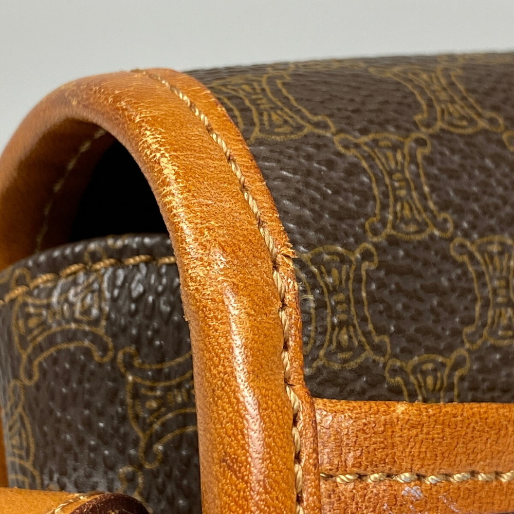 Celine Macadam Pattern Canvas Diagonal Shoulder B… - image 3